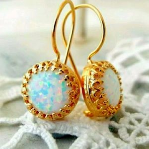 🤍French🤍Lever🤍Back🤍Opal🤍Healing Earrings🤍